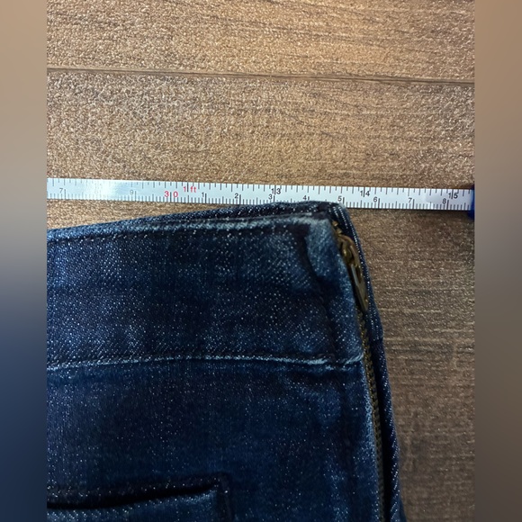 Talbots Denim Button Front A-Line Skirt - Picture 7 of 15